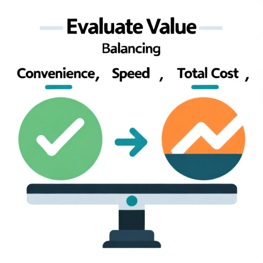 How to Evaluate Value: Balancing Convenience, Speed, and Total Cost